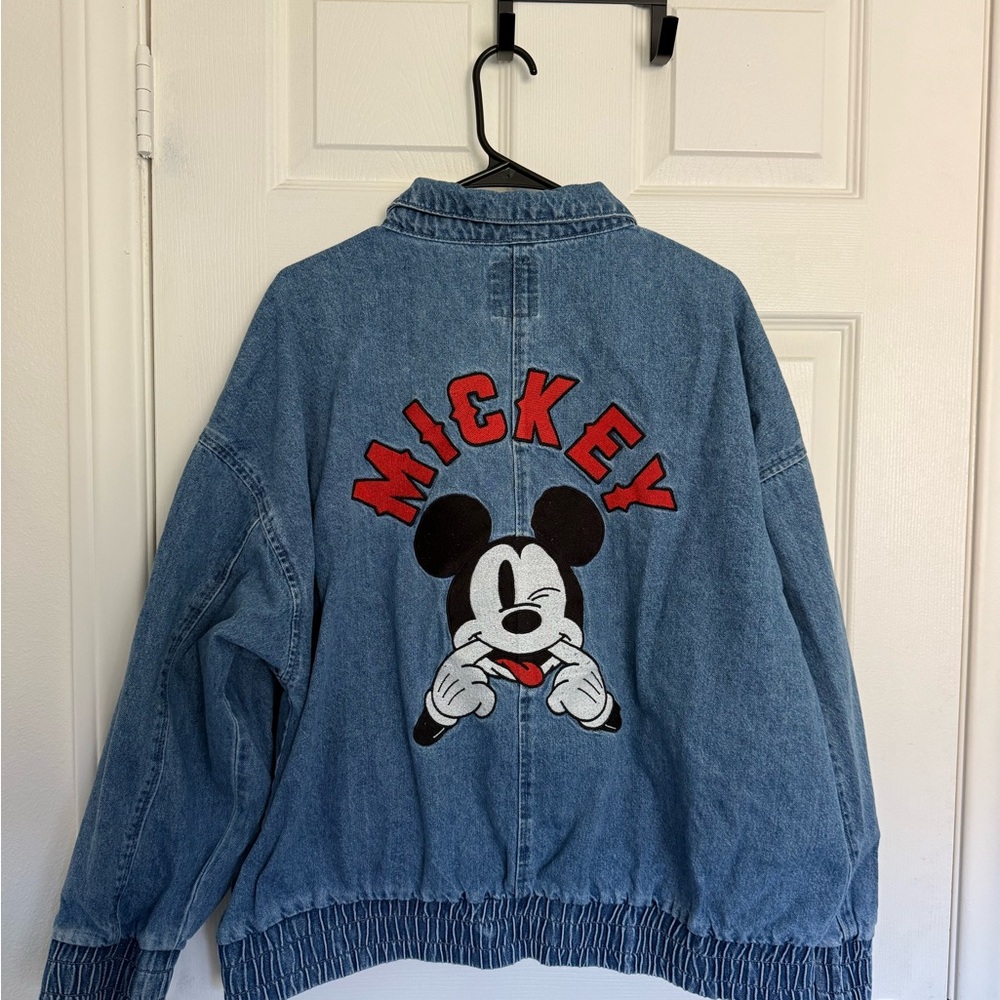 Mickey Mouse Denim Jacket Forever 21 Plus size